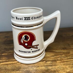 Washington Redskins Super Bowl XVII Champions Coffee Mug‎ Cup 1982 Season Record